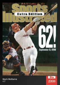 2021 TOPPS X SPORTS ILLUSTRATED CARD ST LOUIS CARDINALS MARK McGWIRE #41 - Picture 1 of 1