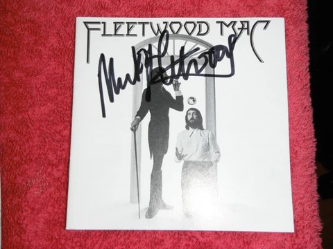 FLEETWOOD MAC MICK FLEETWOOD SIGNED 1975 ALBUM CD COVER Cover