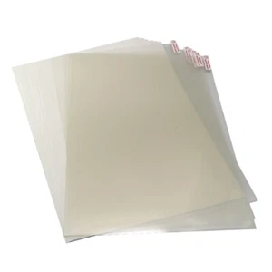 10 Pcs A4 Sticker Paper Waterproof Adhesive Label Glossy Sheet La-ser Printer - Picture 1 of 8