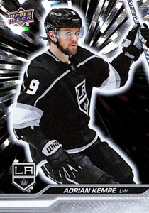 2023-24 Upper Deck Series 1 Adrian Kempe #83 Outburst Silver - Kings