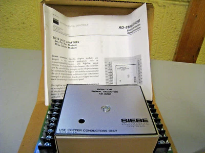 BARBER COLMAN SIEBE CONTROLINE AD-8201 HI-LOW SIGNAL SELECTOR - Image 1 of 4
