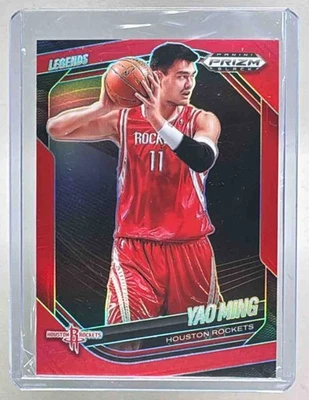 姚明 2024 帕尼尼 Prizm 黑色 #264 红色传奇 /299 — 第 1/3 张图片