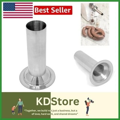 Tubo de llenado de bolsa de carne de acero inoxidable de 2 pulgadas para picadoras de carne - Resistente Foto 1 de 4