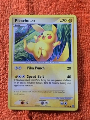 2008 Pokemon Diamond and Pearl Stormfront #70 Pikachu, C, NF/H, cd17 - Image 1 of 3