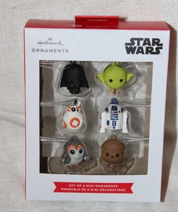 Hallmark Star Wars Set of 6 Mini Ornaments Christmas Decoration - Picture 1 of 5