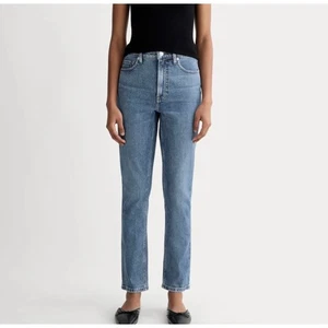 Jeans Everlane The Original Cheeky tiro alto pierna recta denim 30 - Imagen 1 de 7