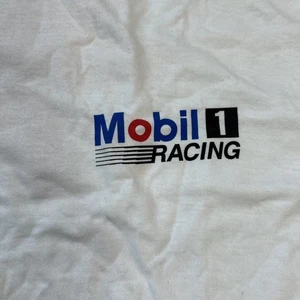Vintage 1990’s Mobil 1 Racing Pegasus Hanes XL Graphic T-Shirt Men’s Nascar Neu ohne Etikett - Bild 1 von 6