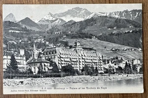 CPA - Carte Postale - SUISSE -  Montreux - Palace et les Rochers de Naye - Imagen 1 de 2