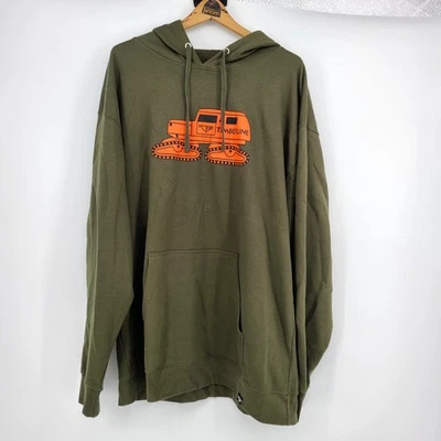 Timberline Lodge 2 Extra Grande Verde Oliva Manga Larga Pullover Sudadera con Capucha Gato de Nieve Foto 1 de 4