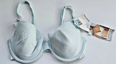 Barely There 女式 38C 钢圈文胸浅蓝色 4148 全新带标签 — 第 1/3 张图片