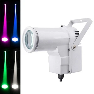 RGBW 4-in-1 Disco Spotlight - 12W LED Pin Light for Mirror Ball, Stage, and D... - Picture 1 of 7