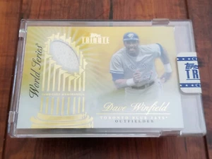 Dave Winfield 2012 Topps Tribute MLB Baseball Game-Used Relic Card - #01/15 - Picture 1 of 8
