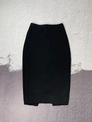 Rick Owens Faun S/S 15 черный midi юбка молнии - Изображение 1 из 4