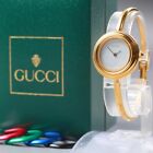 ▶[EXC+5 in BOX] Vintage Gucci 11/12.2 Change Bezel Gold 6 Color Watch From JP R5