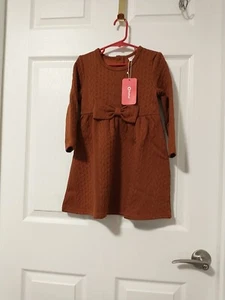 PatPat sz 4-5 Y Child Dress Rustic Brown - Picture 1 of 6