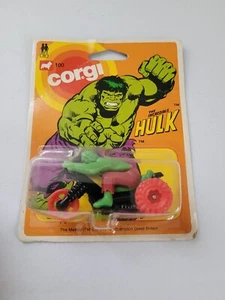 1980 Corgi The Incredible Hulk Motorcyle Marvel Great Britain! - Picture 1 of 8