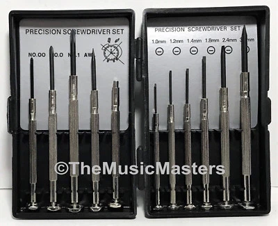 11 Piece Precision Mini Screwdriver Set Hand Tool Eyeglasses Watch Repair Kit - Image 1 of 4