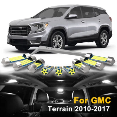 14X White LED Interior Lights For GMC Terrain Chevy Equinox 2010-2017 Package - Image 1 of 4