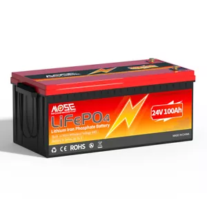 24V 100Ah LiFePO4 Akku Lithium Batterie BMS 15000+ Zyklen Solaranlage Boot RV - Bild 1 von 14