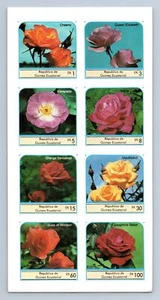 Äquatorialmeerrosen Blumen postfrisch Imperf M/S Blatt #M556 - Bild 1 von 1