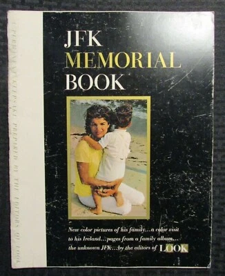 1964 JFK MEMORIAL BOOK from Look Magazine G/VG 3.0 Jackie Kennedy - Image 1 of 2