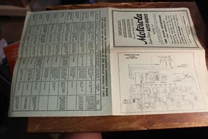 MOTOROLA AUTO RADIO MODEL 75 INSTALLATION INSTRUCTIONS 1935 - ORIGINAL ELIMINODE - Picture 1 of 3
