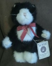 Boyds Tommy Kat Soft Toy Cat Head Bean Collection