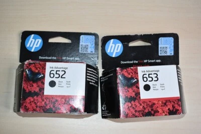 Cartucho negro HP 652/653 original - Imagen 1 de 3