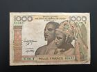 TOGO West African 1000 Francs Banknote "T"  ND 1959-1980 Paper note P-803T