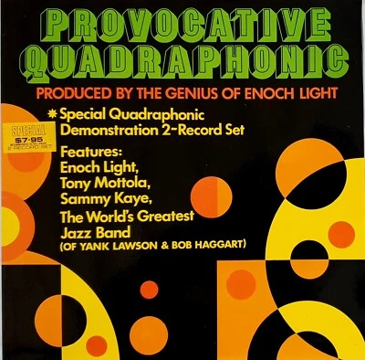 Provocative Quadraphonic 2LP Enoch Light-Tony Mottola-Sammy Kaye-1973 Project 3 - Image 1 of 2