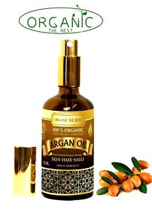 Argan Oil Organic Cold Pressed Unrefined,Certified, Premium Quality,