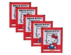 Panini Hello Kitty 50th Anniversary Sticker / 5x Stickertüten - Picture 1 of 2