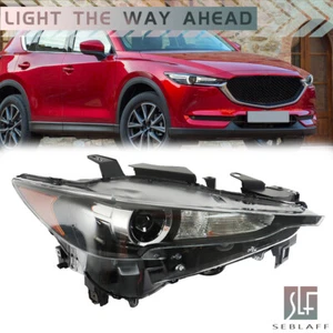 For Mazda CX5 2017-2021 LED Headlights Chrome Housing Clear Right Side w/o AFS - Picture 1 of 12