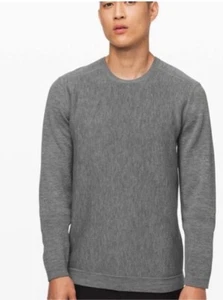 Lululemon Alpine Air Merino Wool Crew Neck Sweater Pullover Mens sz Small READ - Picture 1 of 14
