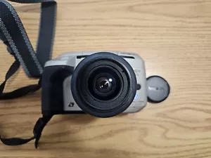 Minolta Vectis S-1 SLR 35mm Film Camera w/ Lens, Lens Converters, and Bag - Picture 1 of 7