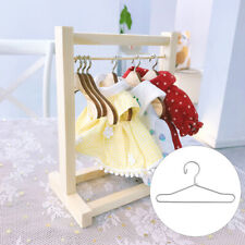 20PCS Lovely Metal Doll Clothes Hangers Clothes Hanger Mini Doll Clothes Rack
