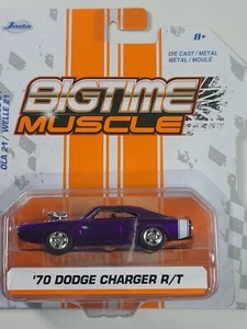 Jada BigTime Muscle Blown and Injected 1970 Dodge Charger R/T Purple - Picture 1 of 10