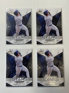 Lot Of 4 - 2021 LEAF Ultimate Sports Young Stars - BOBBY WITT JR. - #/99 Mint RC - Picture 1 of 8