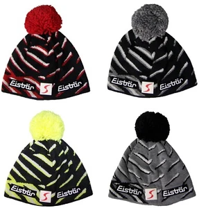 Eisbär Mütze mit Bommel für Damen und Herren Brash Pompon MÜ SP schwarz blau - Bild 1 von 2
