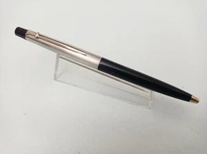 CARAN D'ACHE 864 BLACK CHROME BALLPOINT PEN EXCELLENT VINTAGE 1974 VERY RARE - Picture 1 of 7
