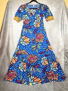 Tabitha Brown Target Damen kleines Maxikleid mehrfarbig Blumen Taschen neu ohne Etikett - Bild 1 von 14
