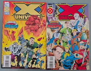 X-UNIVERSE #1 & 2 (1995) MARVEL COMICS FULL COMPLETE AGE OF APOCALYPSE! X-MEN - Picture 1 of 3
