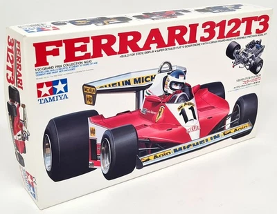 Tamiya 1/20 Ferrari 312T3 1978 Villeneuve Reutemann Plastic Model Car Kit - Image 1 of 4
