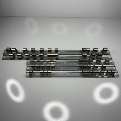 Lote de 5 organizadores/soporte de riel de enchufe de herramientas a presión como nuevo A267 (2) y A269 (3) Foto 1 de 4