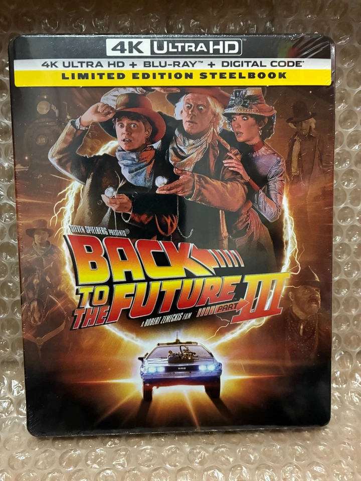 Back to the Future Part III Steelbook (4K UHD Blu Ray) NEW SEALED - Image 1 of 1