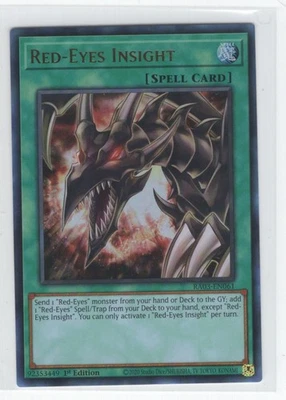 #RA03-EN061 2024 Quarter Century Bonanza Red-Eyes Insight Ultra Rare - Image 1 of 2