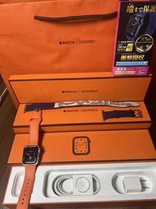 Hermes Apple Watch 5 Stainless Steel 40mm Orange Sports Band Double Tour Band - Zdjęcie 1 z 12