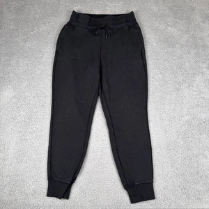 Lululemon Cool Collected High-Rise Jogger Fleece Sweatpants Black womens Size 8 - Picture 1 of 16