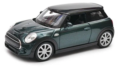 Welly New Mini Hatch verde nero superiore scala 1:34 1:39 auto da 4,5... - Immagine 1 di 4