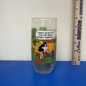 De colección Camp Snoopy Lucy “Sin excusa” Linus Charlie Brown Sally Glass - Imagen 1 de 7
